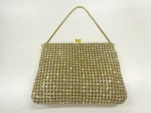 アンティーク　ラインストーンバッグ